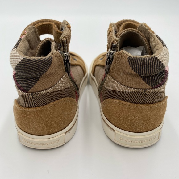 Toddler Burberry Sneaker House Check Shoes Size 21 - Picture 7 of 8